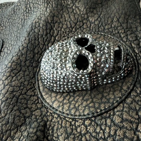 Thomas Wylde Black Skull Embellished Bag - Picture 4 of 11